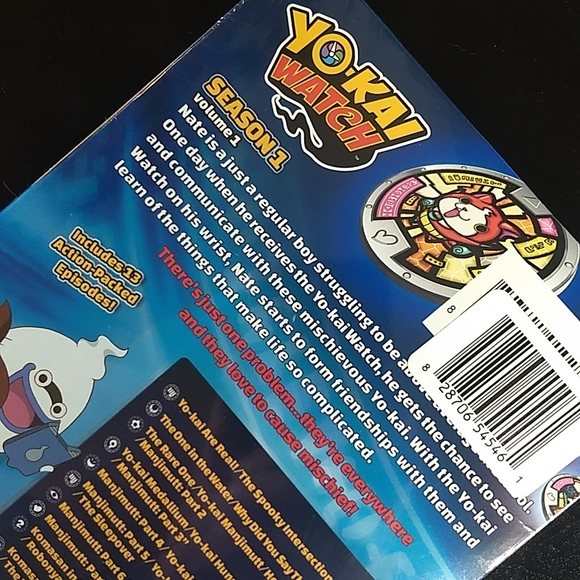 Yo-Kai Watch Limited Edition Gift Set: Season 1 DVD + Comic, Factory Sealed Pack - Picture 6 of 12